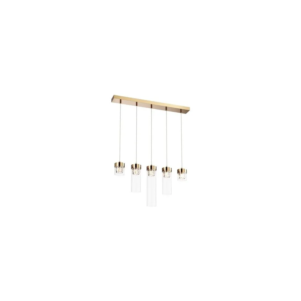 GEM ZŁOTY OPRAWA WISZĄCA 5X G9/ 28W IP20 METAL