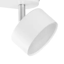 CLARK WHITE BIAŁY/ CHROM OPRAWA SUFITOWA SPOT NT 2X GX53/ 10W IP20 METAL