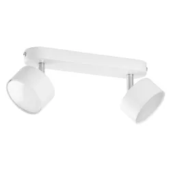 CLARK WHITE BIAŁY/ CHROM OPRAWA SUFITOWA SPOT NT 2X GX53/ 10W IP20 METAL