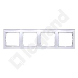 VALENA ALUMINIUM/ SREBRO RAMKA 4X