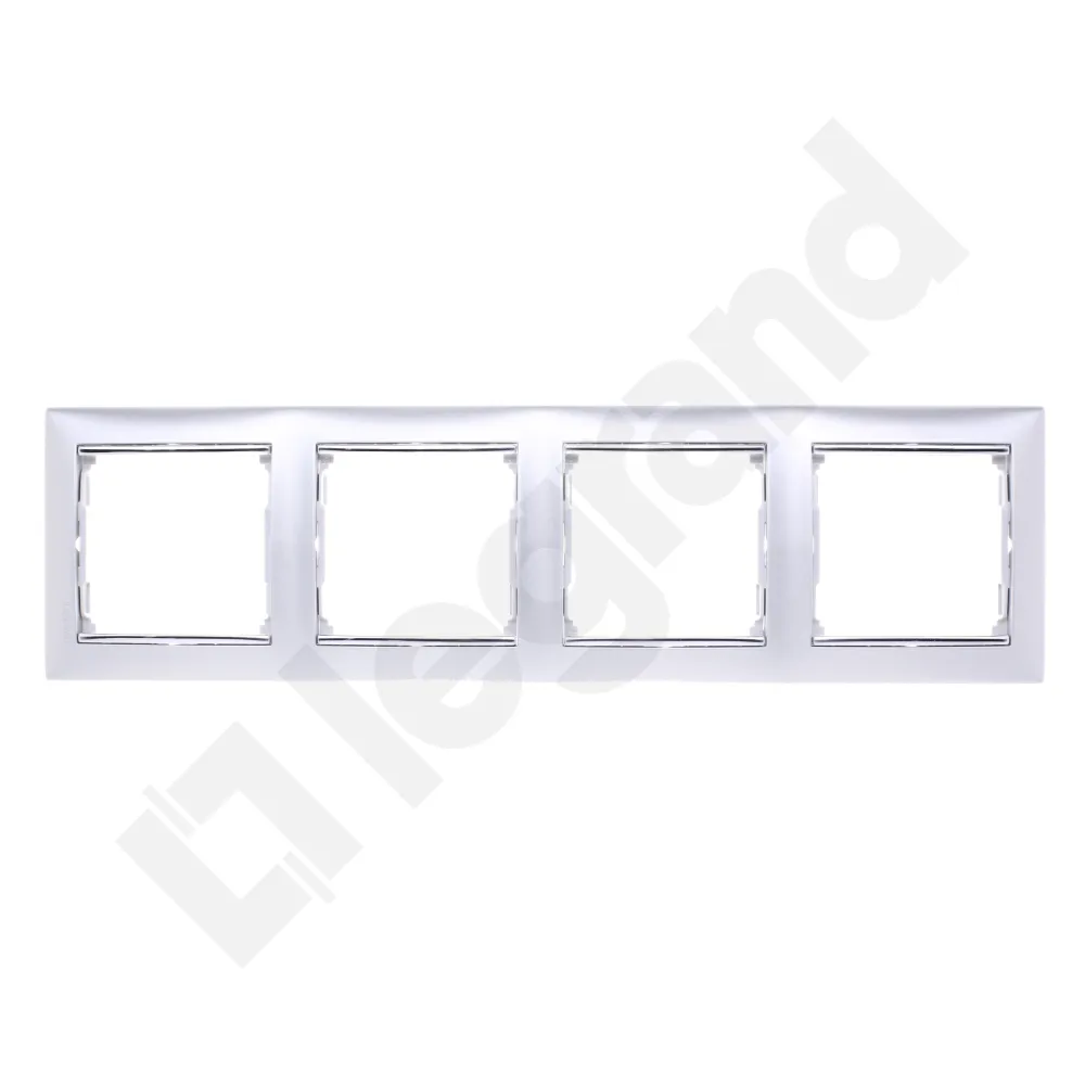VALENA ALUMINIUM/ SREBRO RAMKA 4X