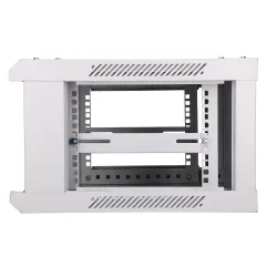 SZAFA TELEINFORMATYCZNA RACK WISZĄCA  4U 19" 600X450 SZARY DRZWI SZKLANE