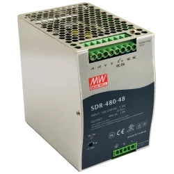 SDR ZASILACZ NA SZYNĘ DIN 480W 10.0A 88-264V AC - 124-370V DC / 48V DC