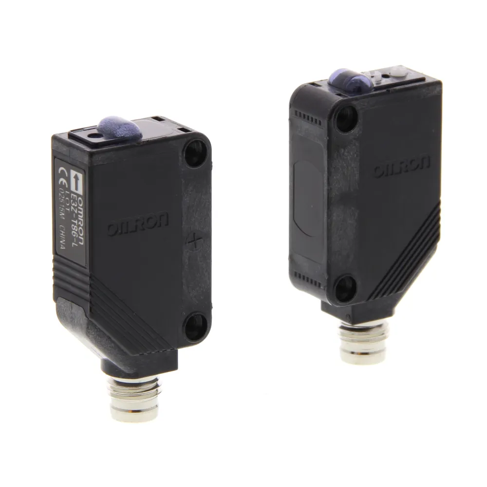 E3Z-T86 PHOTOELECTRIC SENSOR, THROUGH-BEAM, 15 M, DC, 3-WIRE, PNP, M8 PLUG-IN (REQUIRES 2 BRACKETS)