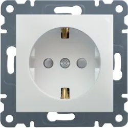 LUMINA SOUL/ INTENSE/ PASSION MODUŁ BIAŁY GNIAZDO 1X SCHUKO Z PRZESŁONAMI ZACISKI ŚRUBOWE 16A 250V