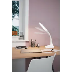 TRUNCA BIAŁY OPRAWA BIURKOWA LED 4W 2700K-5000K 450LM IP20 TWORZYWO