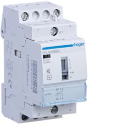 ERL625SDC STYCZNIK MODUŁOWY 25A 2Z 2M 12V DC Z MANIPULATOREM CICHY