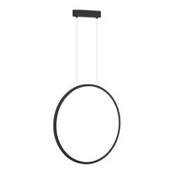 SATURNO CZARNY OPRAWA WISZĄCA LED 28W NW 4000K 1500LM IP44 ALUMINIUM/ TWORZYWO