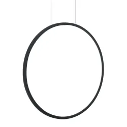 SATURNO CZARNY OPRAWA WISZĄCA LED 28W NW 4000K 1500LM IP44 ALUMINIUM/ TWORZYWO