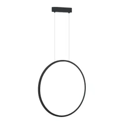 SATURNO CZARNY OPRAWA WISZĄCA LED 28W NW 4000K 1500LM IP44 ALUMINIUM/ TWORZYWO