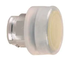 Schneider Electric Harmony XB4 Główka przycisku okapturzonego wystającego z samoczynnym powrotem żółta metalowa, ZB4BP5