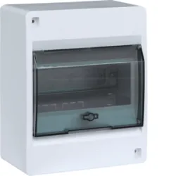 IC2 VD106TP ROZDZIELNIA PLASTIKOWA NT 6M 1X 6M N+PE IP30 170X134.5X91 DRZWI DYMNE BIAŁY