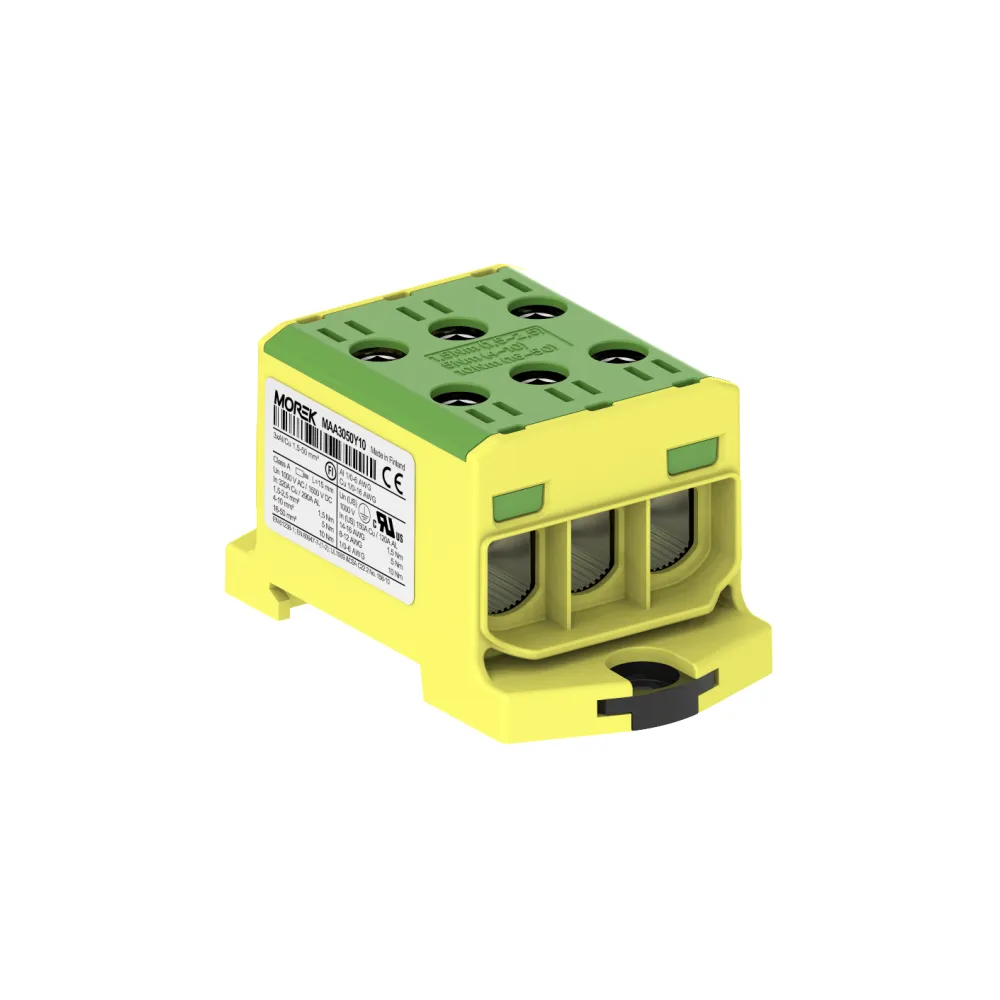OTL50-3 KOLOR ŻÓŁTO-ZIELONY 3XAL/CU 1,5-50MM2 1000V ZACISK UNIWERSALNY