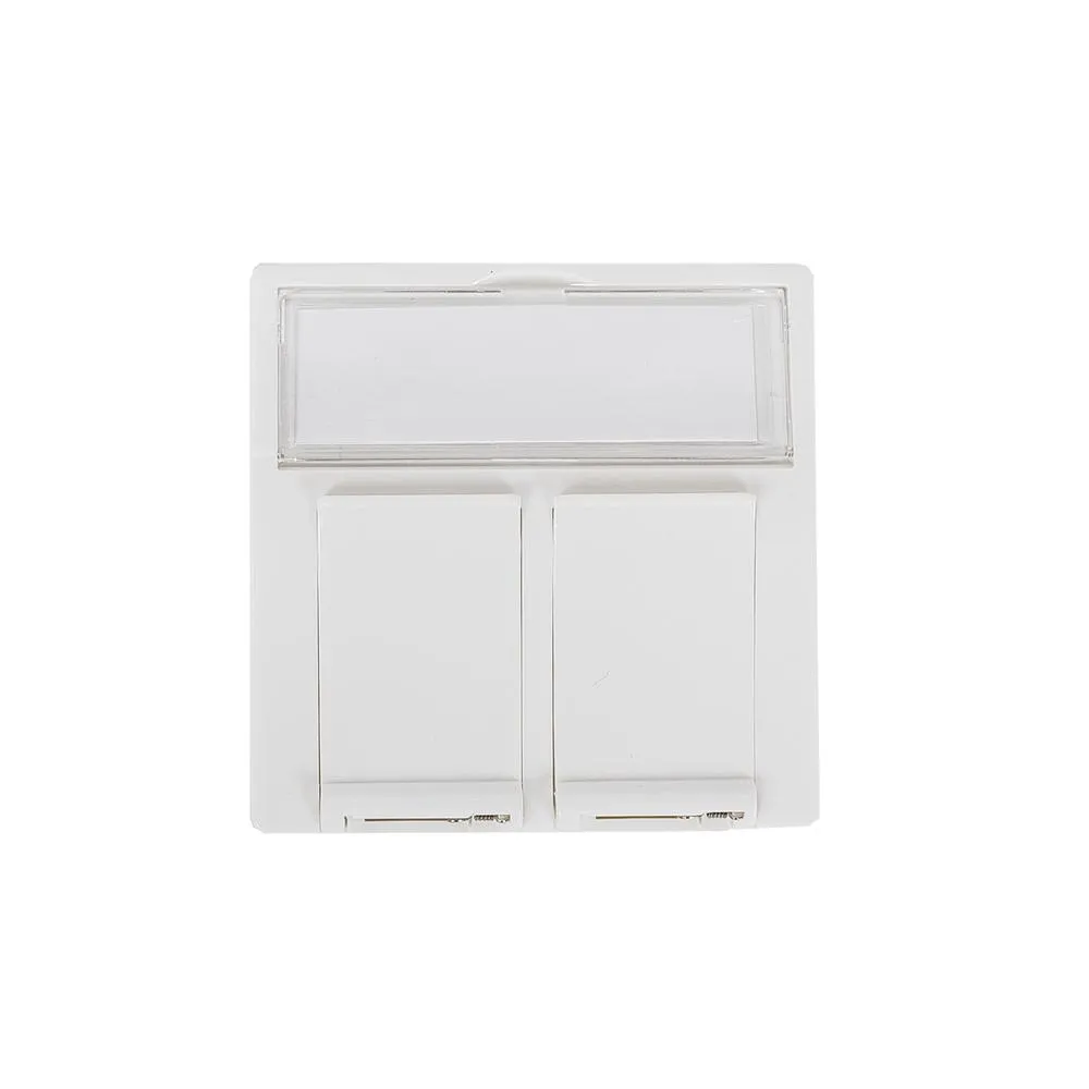 ADAPTER MMC 45x45MM DLA 2xRJ45 BC