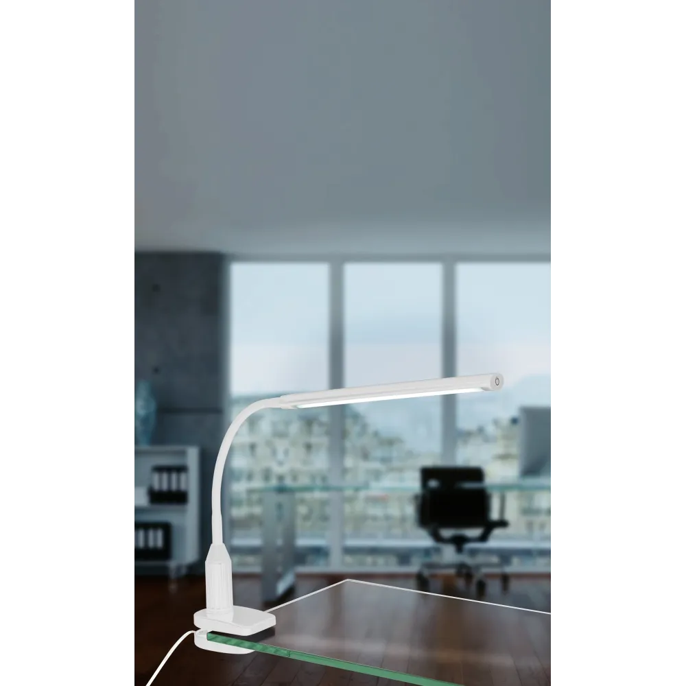 LAROA BIAŁY OPRAWA MEBLOWA ZACISKOWA LED 4.2W NW 4000K 600LM IP20 TWORZYWO