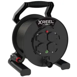 XREEL PRZEDŁUŻACZ ZWIJANY 40 MB 1-FAZ  WYJŚCIE 4XGS Z TER. WEJŚCIE H05RR-F 3X2,5 (OW)