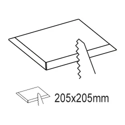FUEVA 5 NIKIEL SATYNOWY/ BIAŁY OPRAWA SUFITOWA PT LED 17W NW 4000K 2100LM IP20 STAL/ TWORZYWO