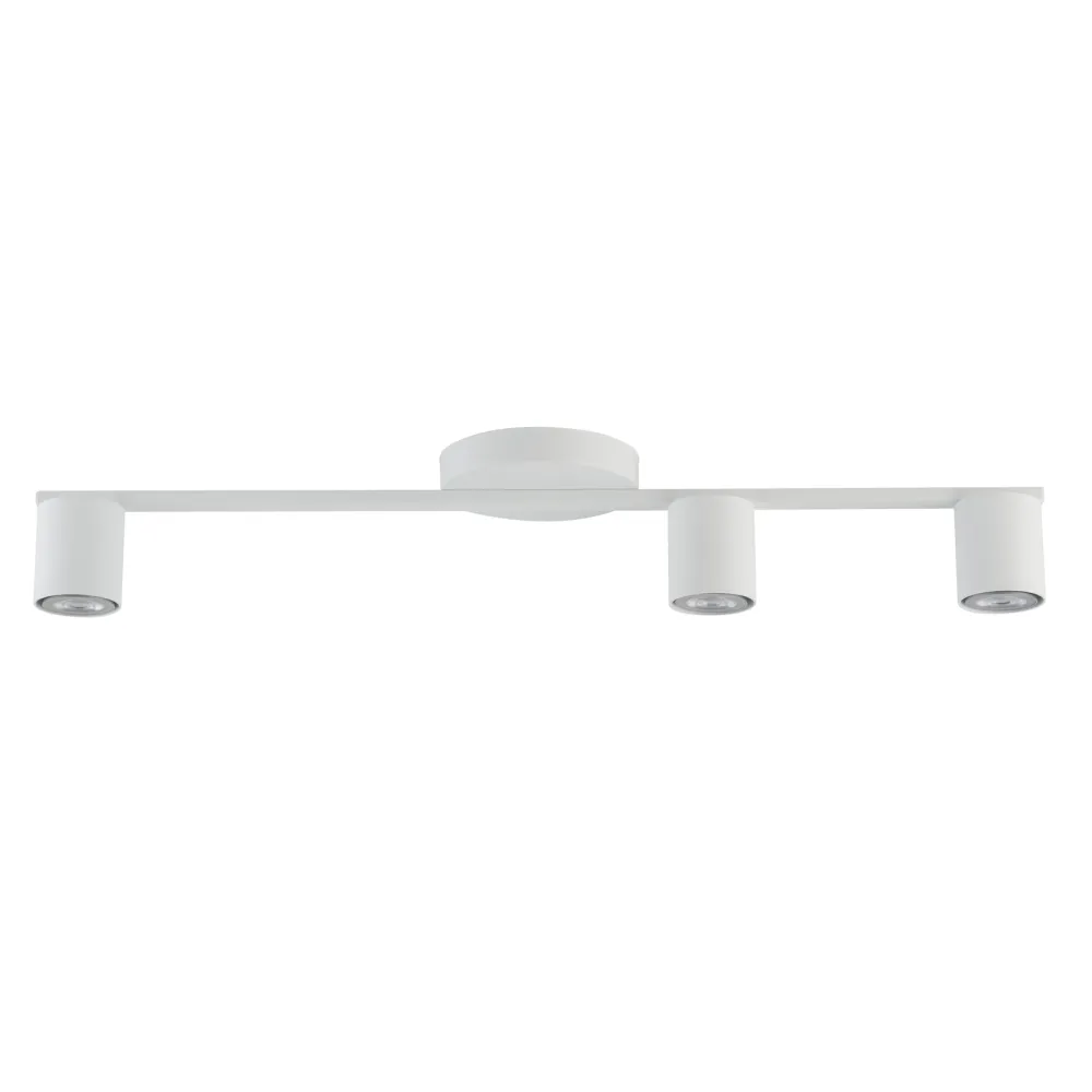 SKY BIAŁY / OPRAWA SUFITOWA NT 3XGU10 LED IP20 STAL LAKIEROWANA /