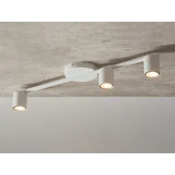 SKY BIAŁY / OPRAWA SUFITOWA NT 3XGU10 LED IP20 STAL LAKIEROWANA /
