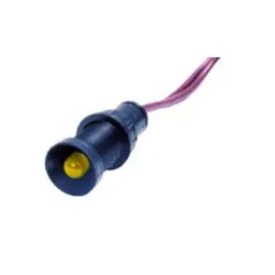 KLP 5Y/230V LAMPKA SYGNALIZACYJNA 5MM 230V AC/DC IP20 ŻÓŁTY