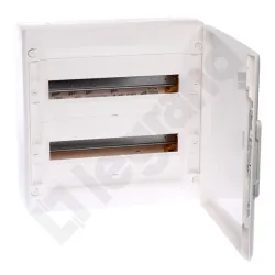 XL3 125 ROZDZIELNIA PLASTIKOWA NT 36M 2X 18M N+PE IP40 IK09 450X450X150 DRZWI PEŁNE BIAŁY