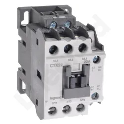 CTX3 22 STYCZNIK MOCY 22A 3Z 1Z+1R 9.5KW 415V AC ZACISKI ŚRUBOWE