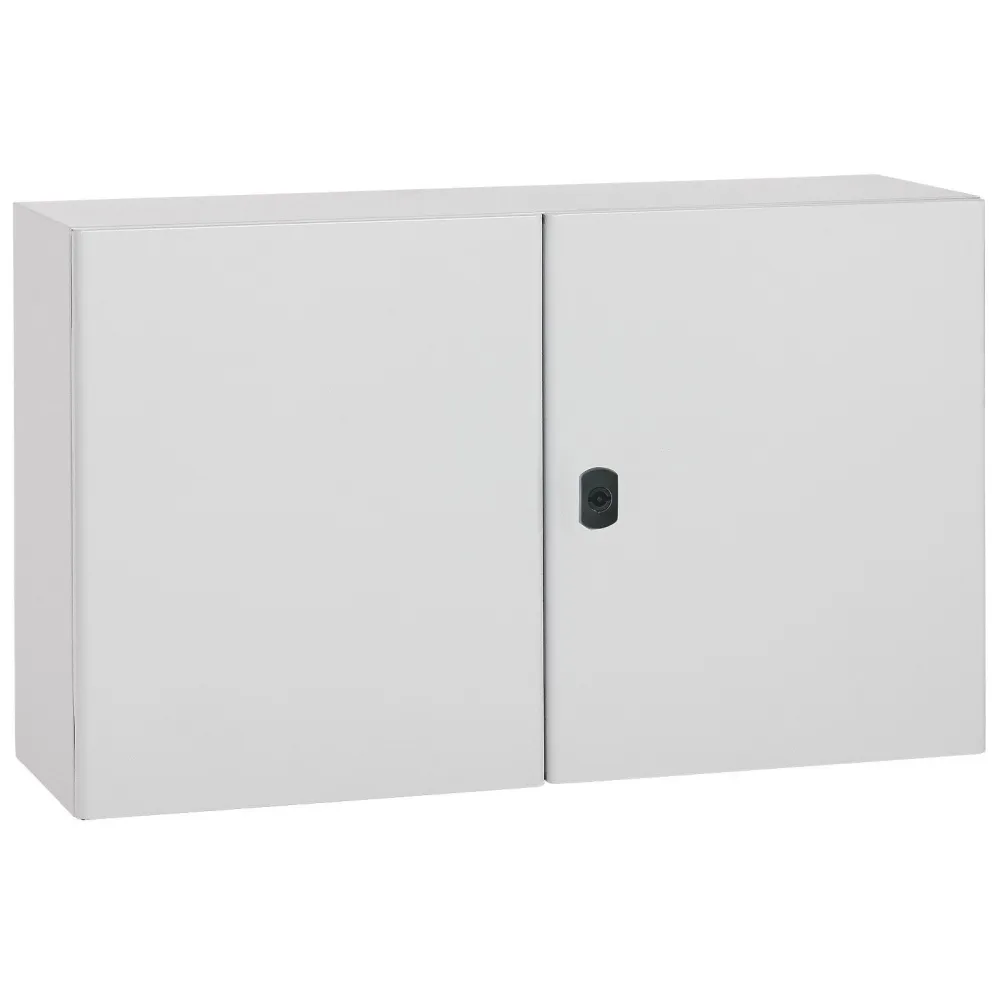 ATLANTIC OBUDOWA METALOWA NT  600X1000X300 DRZWI PEŁNE 2X IP55 IK10 SZARY