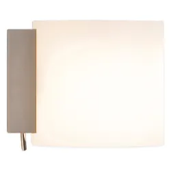 LUGA MLECZNY OPRAWA ŚCIENNA KINKIET 1X E14/ 60W IP20 SZKŁO