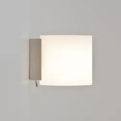 LUGA MLECZNY OPRAWA ŚCIENNA KINKIET 1X E14/ 60W IP20 SZKŁO