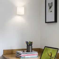 LUGA MLECZNY OPRAWA ŚCIENNA KINKIET 1X E14/ 60W IP20 SZKŁO