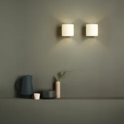 LUGA MLECZNY OPRAWA ŚCIENNA KINKIET 1X E14/ 60W IP20 SZKŁO