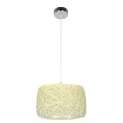 PANDA KREMOWY OPRAWA WISZĄCA 1X E27/ 60W IP20 METAL/ SZNUREK