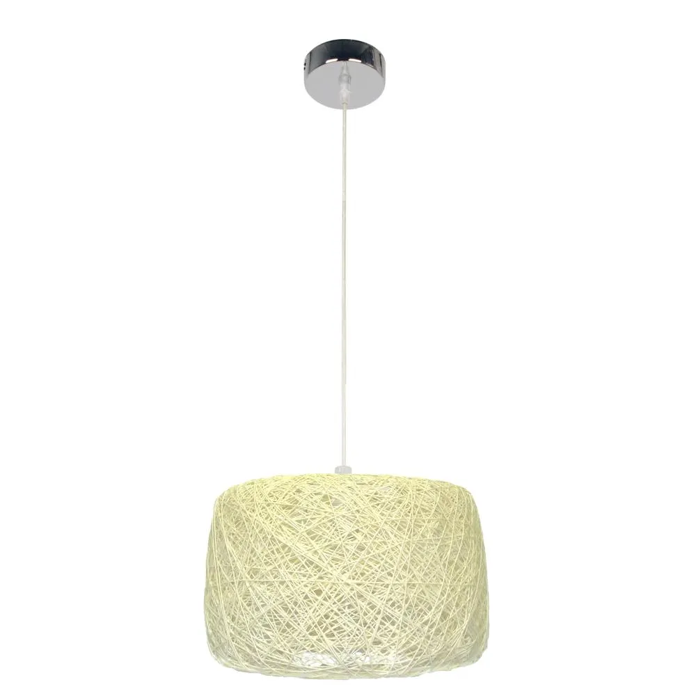 PANDA KREMOWY OPRAWA WISZĄCA 1X E27/ 60W IP20 METAL/ SZNUREK