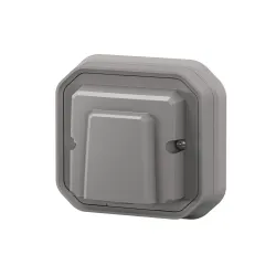 PLEXO NEW - WYJŚCIE KABLOWE Z ZACISKIEM KOMPLET PODTYNKOWY 20A-230V~ SZARE
