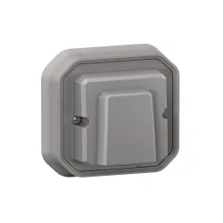 PLEXO NEW - WYJŚCIE KABLOWE Z ZACISKIEM KOMPLET PODTYNKOWY 20A-230V~ SZARE
