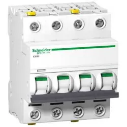 Schneider Electric Wyłącznik nadprądowy Acti9 iC60N-C4-4 C 4A 4-biegunowy, A9F04404
