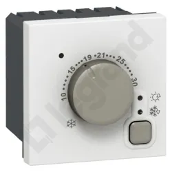 M45 BIAŁY TERMOSTAT 2M ELEKTRONICZNY POKOJOWY 5-30ST C 2/8A 1Z 12-48V AC/12-24V DC HVAC