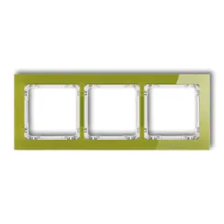 DECO ZIELONY/ ZIELONY EFEKT SZKŁA RAMKA 3X