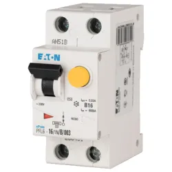 PFL6-20/1N/B/003 B 20A/ 30MA/AC WYŁĄCZNIK RÓŻNICONADPRĄDOWY B 20A 1P+N 2M 30MA AC 6KA