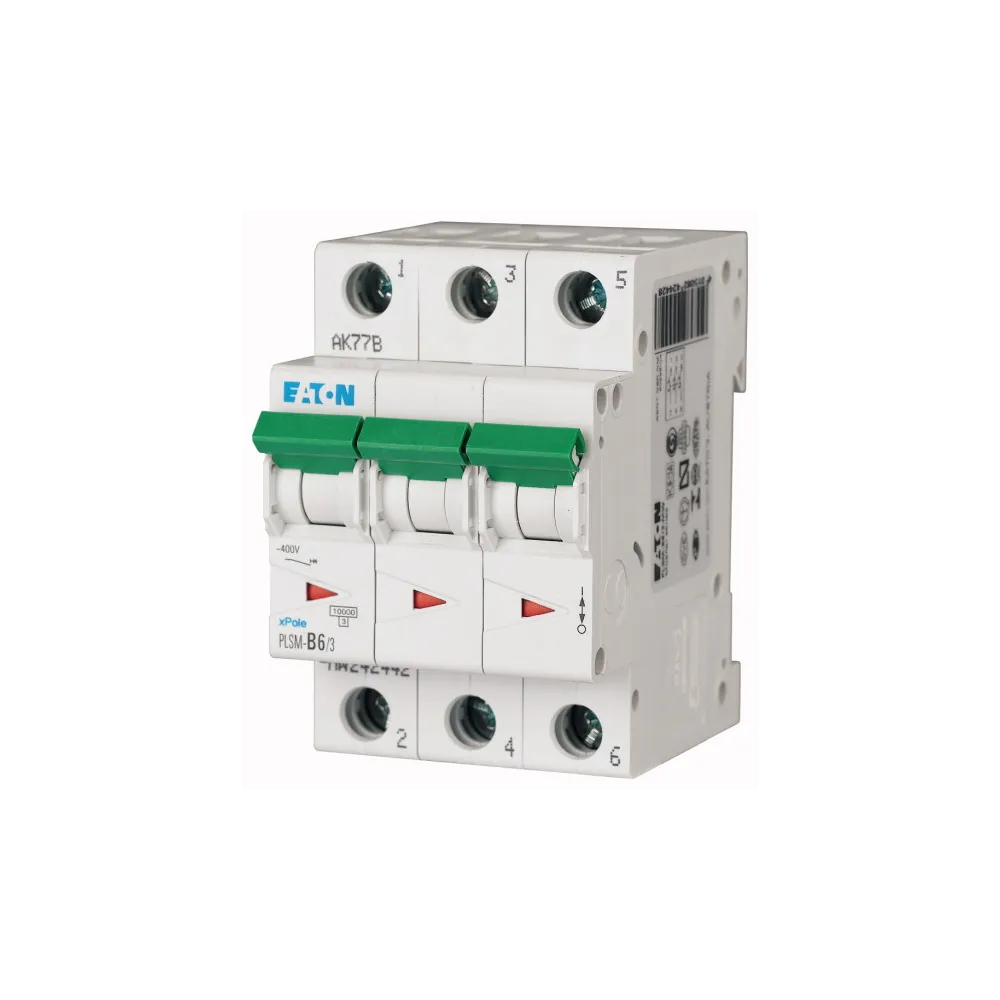 PLSM-B6/3-MW WYŁĄCZNIK NADPRĄDOWY B 6A 3P 3M MW 10KA