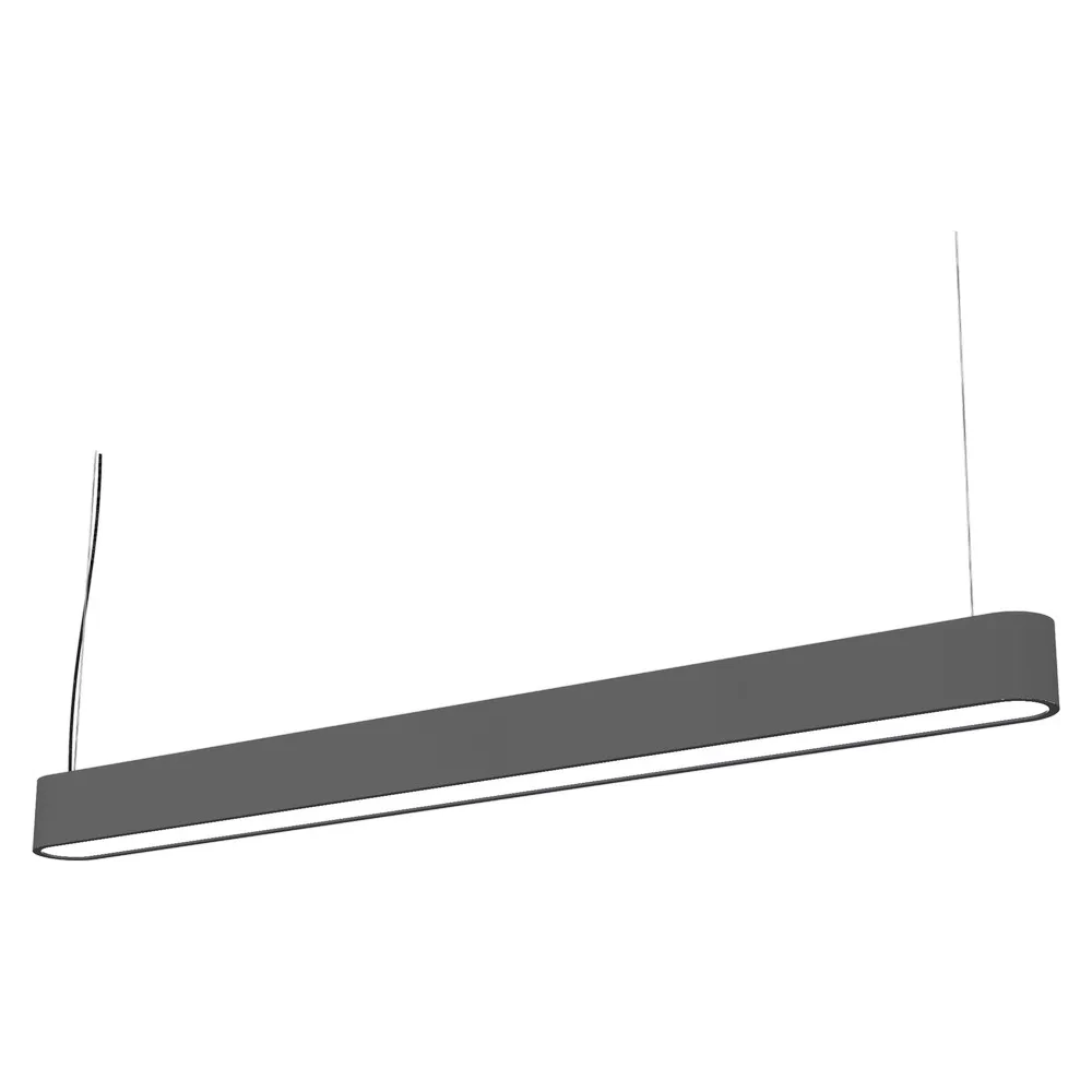 SOFT GRAPHITE 90 GRAFITOWY OPRAWA WISZĄCA 1X G5 T5/ 39W IP20 STAL LAKIEROWANA/ PLEXI