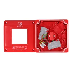OP1-W01-A\10-230 OP1-WER.NADTYN.PRZYCISK ZWAL.SAMOCZ   1 TOR ZWIER.+LED SYGN.230VAC