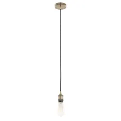 CLASSO BRĄZ ANTYCZNY OPRAWA WISZĄCA 1X E27/ 60W IP20 ALUMINIUM