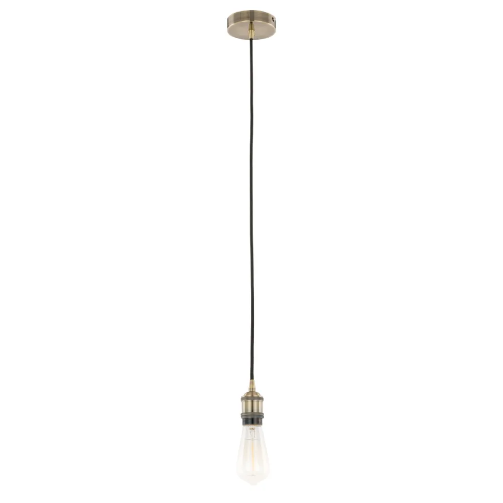 CLASSO BRĄZ ANTYCZNY OPRAWA WISZĄCA 1X E27/ 60W IP20 ALUMINIUM