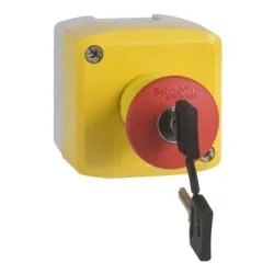 Schneider Electric Harmony XALK Stacja sterująca z przyciskiem grzybkowym Ø40, XALK188F