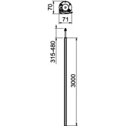 ISSRM45EL KOLUMNA ZASILAJĄCA