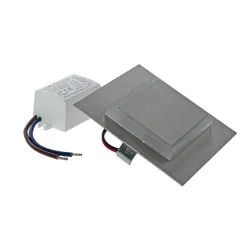 DECO BIAŁY/ SREBRNY OPRAWA SCHODOWA PT LED 0.6W CW 6500K 15LM 230V IP20 TWORZYWO/ ALUMINIUM