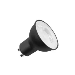 ŻARÓWKA LED SPOT 6W GU10 230V PRZEZROCZYSTA ŚCIEMNIALNA 840 NW 4000K 490LM 38ST QPAR51 CZARNY