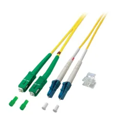 PATCHCORD SM, 9/125, SC/APC-LC/PC DUPLEX DŁ. 1M