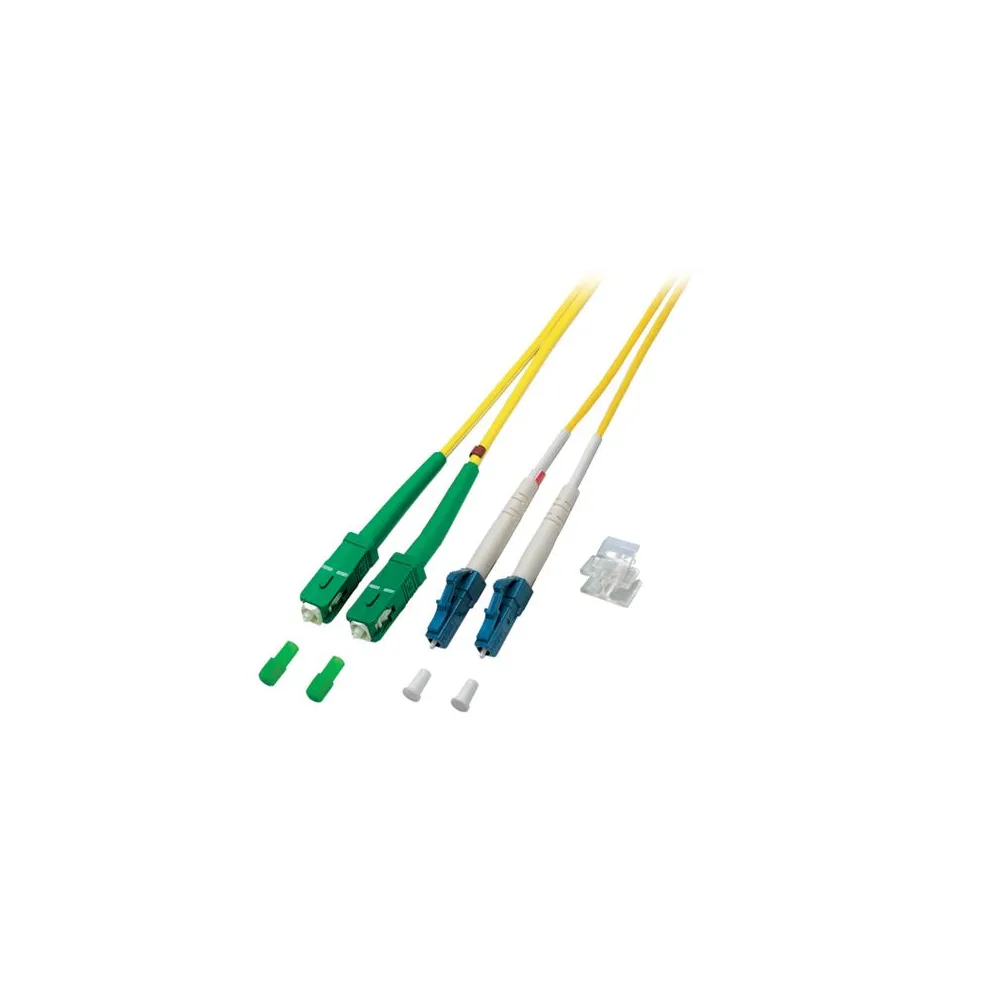 PATCHCORD SM, 9/125, SC/APC-LC/PC DUPLEX DŁ. 1M